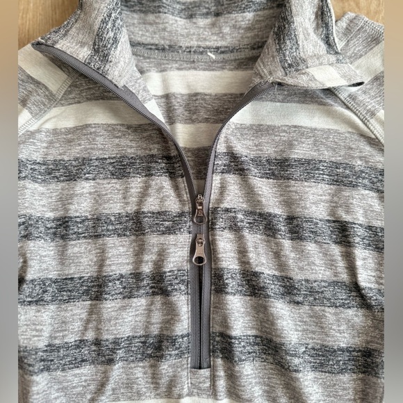 Lululemon Race Your Pace in Marshmallow Stripe Heathered Slate - Picture 6 of 7